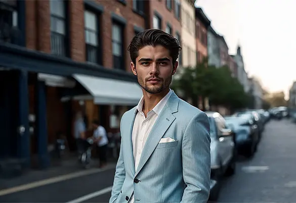 SPENCE BRYSON LINEN SUITS