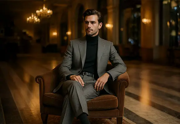 CANONICO GLENCHECK SUIT