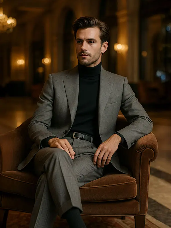 CANONICO GLENCHECK SUIT