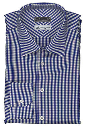 THOMAS MASON NAVY CHECK(NP-TMS98040)