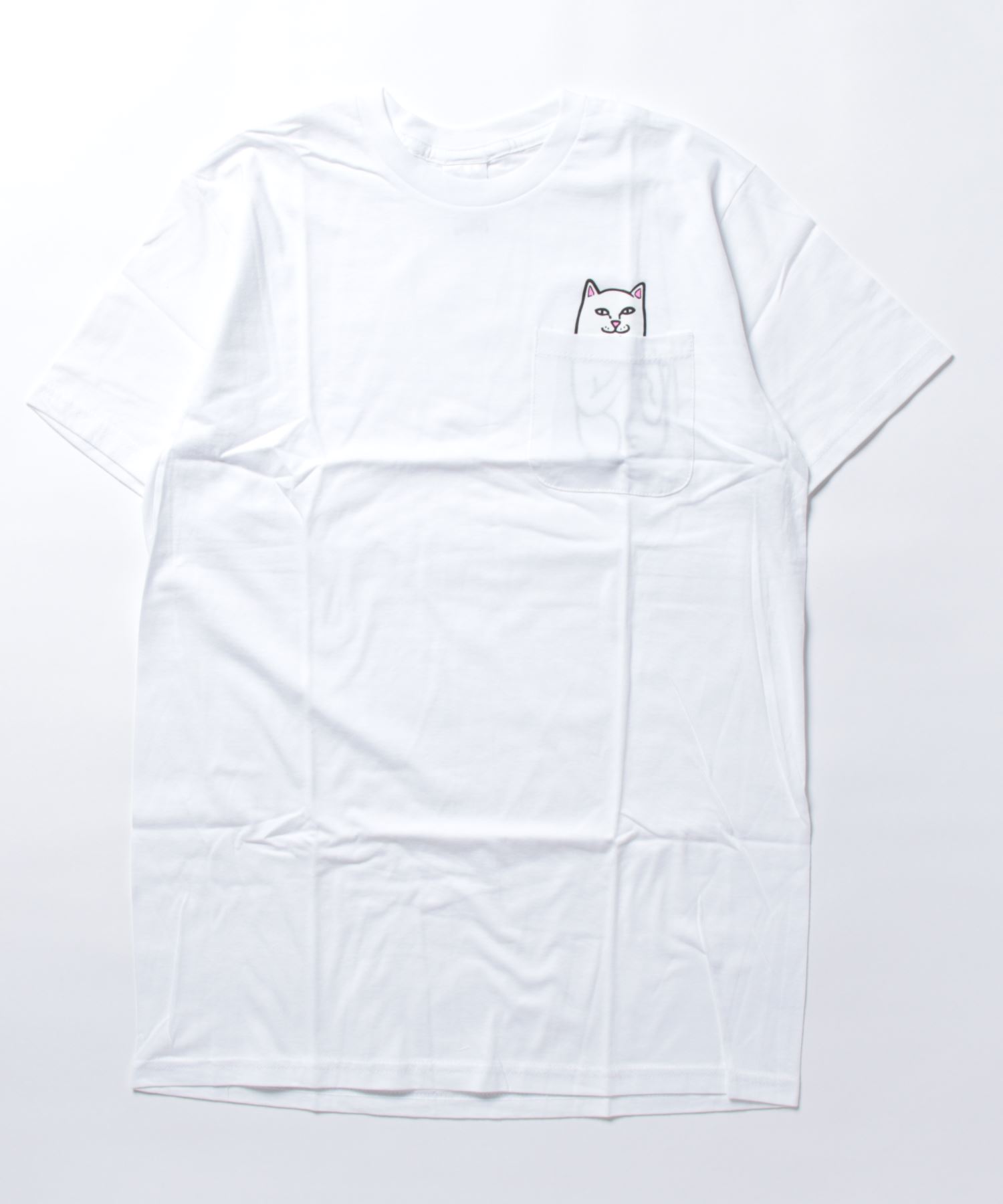 RIPNDIP Lord Nermal Pokcket Cat Tee