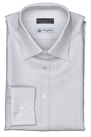 THOMAS MASON Grey Basket Oxford(PN-TK98995)