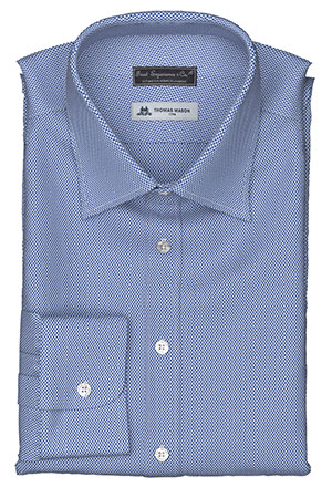 THOMAS MASON Navy Basket Oxford(PN-TK98996)