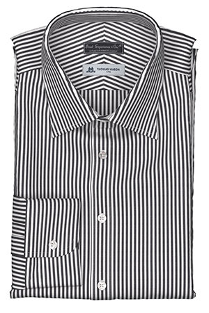 THOMAS MASON Black London Stripe(PN-TK99010)