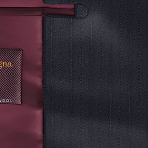 Zegna Electa ネイビーシャドーストライプ (KG101321)
