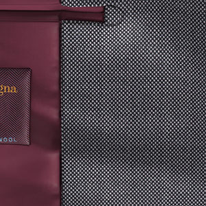 Zegna Electa ブラック グレー バーズアイ(KG101328)