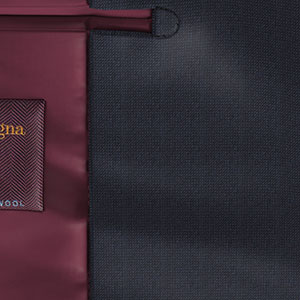 Zegna Electa ネイビー ピンヘッド(KG101336)