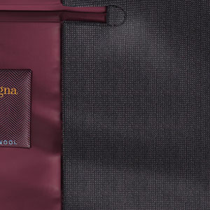 Zegna Electa ブラウン ピンヘッド(KG101337)