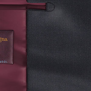 Zegna Electa グレー メランジ ツイル無地 (KG101339)