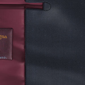 Zegna Electa ネイビー 無地(KG101342)