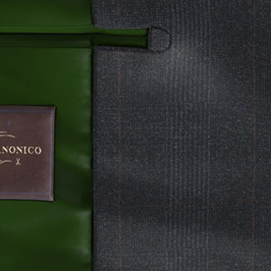CANONICO Super120sネイビー グレンチェック SAXONY(NB101466)