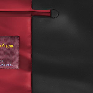 Zegna Travellerチャコールグレーメランジ ツイル (AR101830)