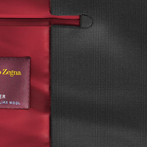 Zegna Travellerグレーブラウン グレンチェック (AR101836)