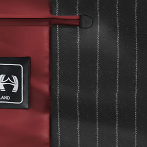 William Halttead_Flannelチャコールグレー ストライプ (KG101849)