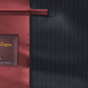 Zegna Trofeo ネイビー シャドーストライプ (AR102028)