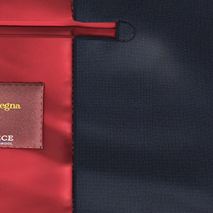 ZEGNA ISLAND FLEECEブライト ネイビー 無地(AR102099)