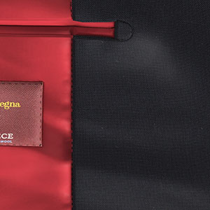 ZEGNA ISLAND FLEECEブラック 無地(AR102100)