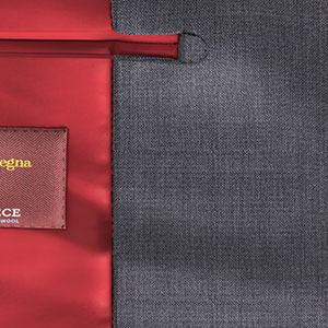 ZEGNA ISLAND FLEECEグレー 無地(AR102101)