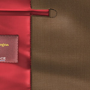 ZEGNA ISLAND FLEECEブラウンベージュ 無地(AR102102)