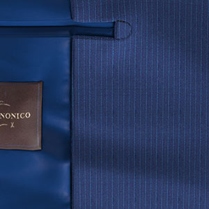 CANONICO ブルー ピンストライプ(PN-NB100415)*