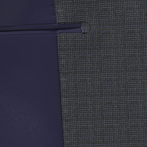 TAILORED WOOL グレー 小柄チェック(MK102204)