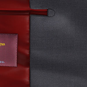 Zegna Travellerチャコールグレー ツイル (AR102428)