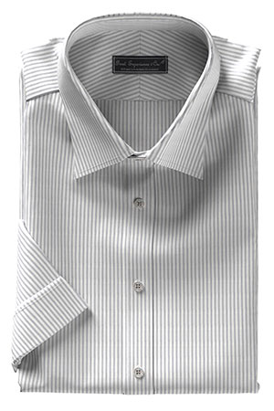 WRINKLE FREE TC グレー ロンドンストライプ(TYTC96438)