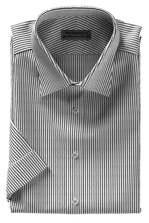 WRINKLE FREE TC ブラック ロンドンストライプ(TYTC96440)