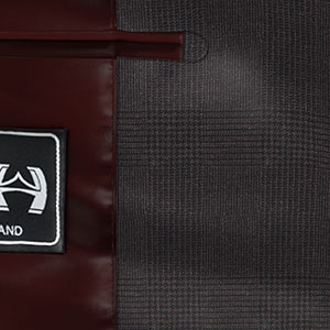 WILLIAM HALSTEAD  ブラウン グレンチェック(KG102753)