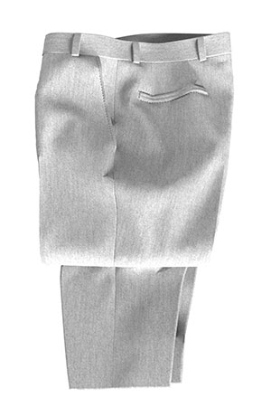 尾州織WOOLEN NYLON ライトグレー フランネル(SW101780)