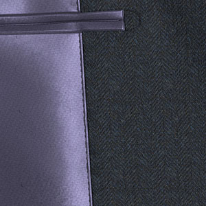 Sustainable Tweedネイビー ヘリンボーン(MKMK102783)