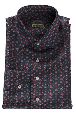 LEGGIUNO ネイビーヤシ柄(Y102796)LE-NEW