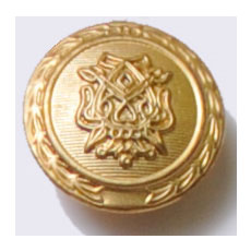 ゴールドメタルボタン(BG3)