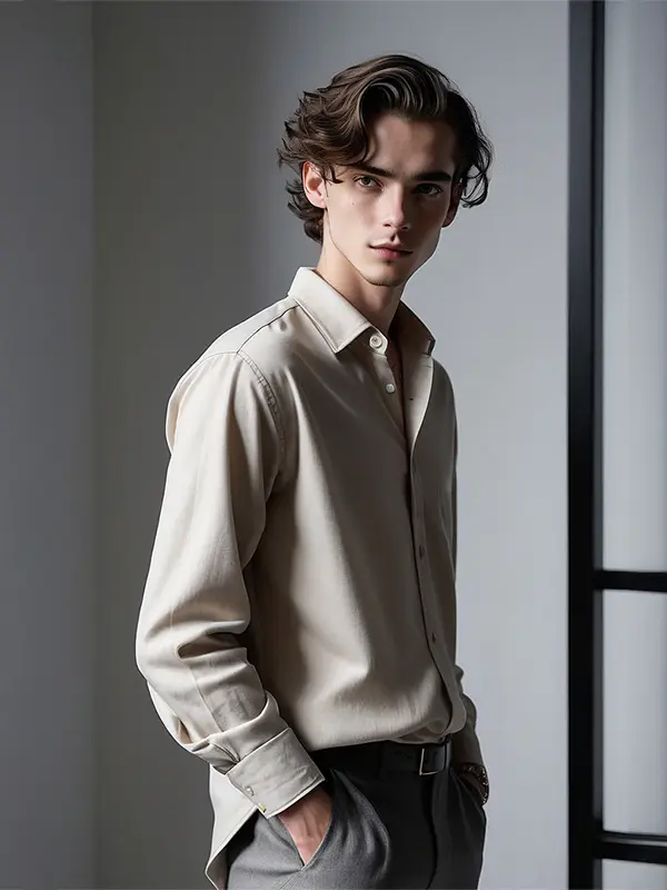 PEACH VIYELLA SHIRTS